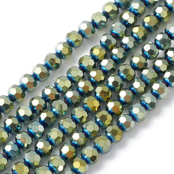PandaHall Electroplate Glass Beads Strands, Faceted, Rondelle, Green, 5x6mm, Hole: 1.2mm, about 95pcs/strand, 20.87''(53cm) Glass Rondelle...
PandaHall Electroplate Glass Beads Strands, Faceted, Rondelle, Green, 5x6mm, Hole: 1.2mm, about 95pcs/strand, 20.87''(53cm) Glass Rondelle...