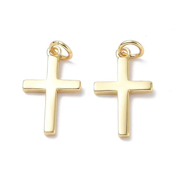 PandaHall Brass Pendants, with Jump Ring, Cadmium Free & Lead Free, Cross Charm, Real 18K Gold Plated, 19x11.5x1.5mm, Ring: 5x0.8mm, Hole...
PandaHall Brass Pendants, with Jump Ring, Cadmium Free & Lead Free, Cross Charm, Real 18K Gold Plated, 19x11.5x1.5mm, Ring: 5x0.8mm, Hole...