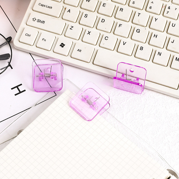 PandaHall Mini Square Transparent Plastic Bulldog Clips, Hinge Clip, School Office Supplies, Medium Orchid, 30x30mm Plastic
PandaHall Mini Square Transparent Plastic Bulldog Clips, Hinge Clip, School Office Supplies, Medium Orchid, 30x30mm Plastic