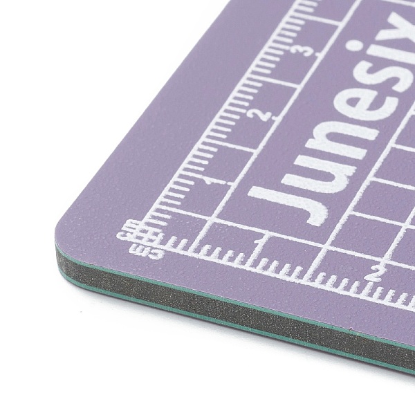PandaHall PVC Cutting Mat Pad, with Scale, for Desktop Fine Manual Work Leather Craft Sewing DIY Punch Board, Medium Purple, 8x8x0.3cm...
PandaHall PVC Cutting Mat Pad, with Scale, for Desktop Fine Manual Work Leather Craft Sewing DIY Punch Board, Medium Purple, 8x8x0.3cm...