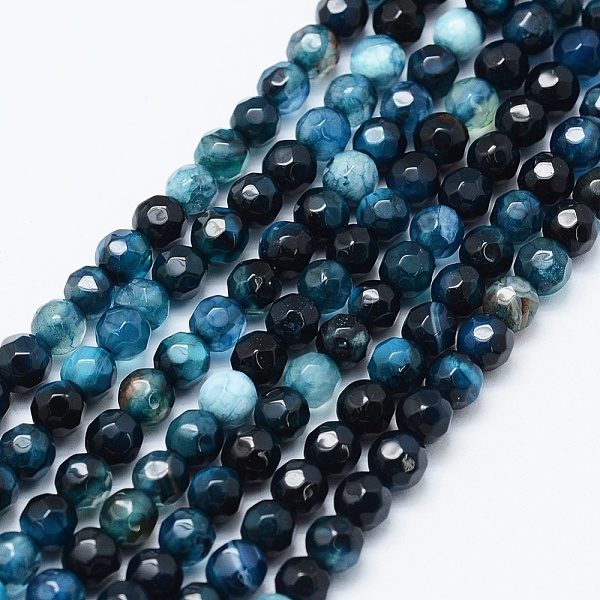 PandaHall Natural Agate Beads Strands, Dyed & Heated, Round, Faceted, Prussian Blue, 4mm, Hole: 0.5mm, about 92pcs/strand, 14.57 inch(37cm)...
PandaHall Natural Agate Beads Strands, Dyed & Heated, Round, Faceted, Prussian Blue, 4mm, Hole: 0.5mm, about 92pcs/strand, 14.57 inch(37cm)...