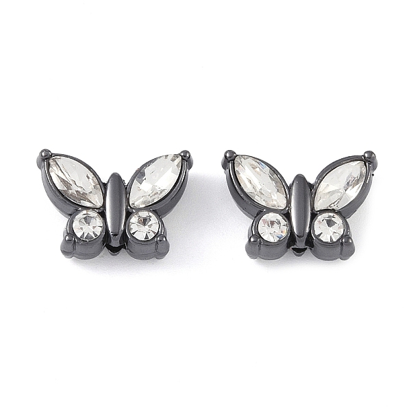 PandaHall Alloy Beads, with Rhinestone, Butterfly, Black, 9.5x13.5x6mm, Hole: 1.6mm Alloy+Rhinestone Butterfly
PandaHall Alloy Beads, with Rhinestone, Butterfly, Black, 9.5x13.5x6mm, Hole: 1.6mm Alloy+Rhinestone Butterfly