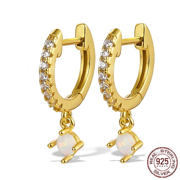 PandaHall Opal Sterling Silver Earrings, Real 18K Gold Plated, 12x12mm Sterling Silver
PandaHall Opal Sterling Silver Earrings, Real 18K Gold Plated, 12x12mm Sterling Silver