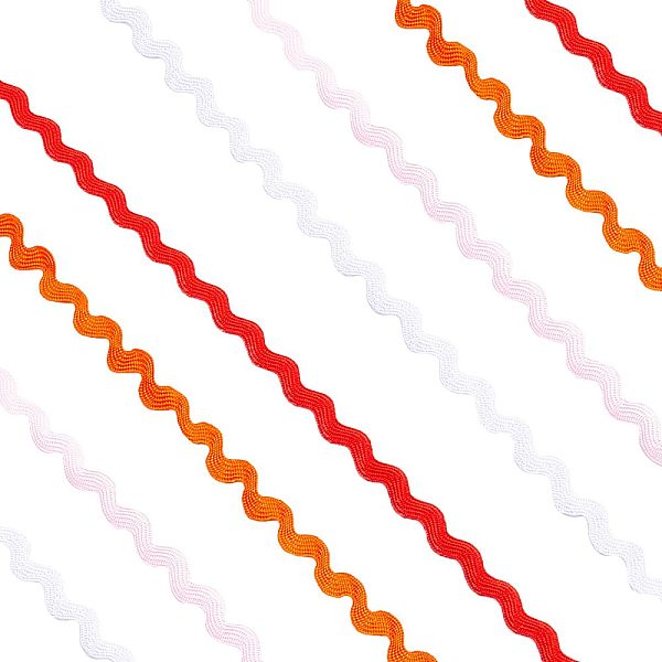 PandaHall Gorgecraft 4 Strands 4 Colors Polyester Wave Bending Fringe Trim, Sewing Ribbon, for Cloth Dress DIY Making Decorate, Orange Red..., Multicolor
PandaHall Gorgecraft 4 Strands 4 Colors Polyester Wave Bending Fringe Trim, Sewing Ribbon, for Cloth Dress DIY Making Decorate, Orange Red..., Multicolor