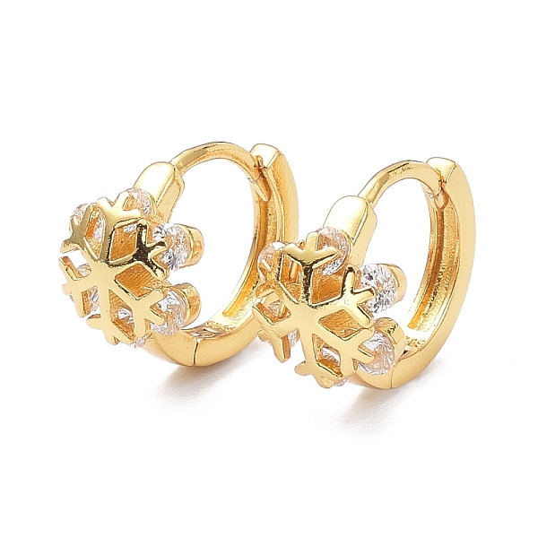 PandaHall Brass Micro Pave Cubic Zirconia Hoop Earrings, Long-Lasting Plated, Snowflake, Cadmium Free & Lead Free, Real 18K Gold Plated..., Clear
PandaHall Brass Micro Pave Cubic Zirconia Hoop Earrings, Long-Lasting Plated, Snowflake, Cadmium Free & Lead Free, Real 18K Gold Plated..., Clear