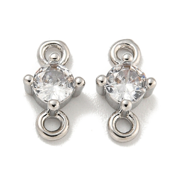 PandaHall Rack Plating Brass Pave Clear Cubic Zirconia Links, Flat Round Connector Charms, Long-Lasting Plated, Lead Free & Cadmium Free...
PandaHall Rack Plating Brass Pave Clear Cubic Zirconia Links, Flat Round Connector Charms, Long-Lasting Plated, Lead Free & Cadmium Free...