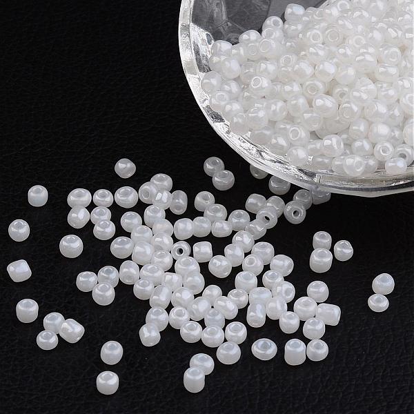 PandaHall DIY Craft Beads 6/0 Ceylon Round Glass Seed Beads, White, Size: about 4mm in diameter, hole:1.5mm, about 495pcs/50g Glass White
PandaHall DIY Craft Beads 6/0 Ceylon Round Glass Seed Beads, White, Size: about 4mm in diameter, hole:1.5mm, about 495pcs/50g Glass White