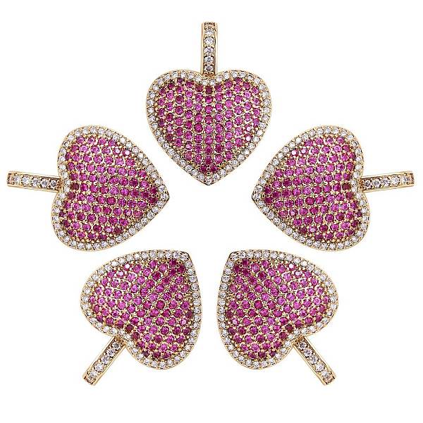 PandaHall 5Pcs Eco-Friendly Brass Micro Pave Cubic Zirconia Pendants, Long-Lasting Plated, Lead Free & Cadmium Free & Nickel Free, Real 18K..., Purple
PandaHall 5Pcs Eco-Friendly Brass Micro Pave Cubic Zirconia Pendants, Long-Lasting Plated, Lead Free & Cadmium Free & Nickel Free, Real 18K..., Purple