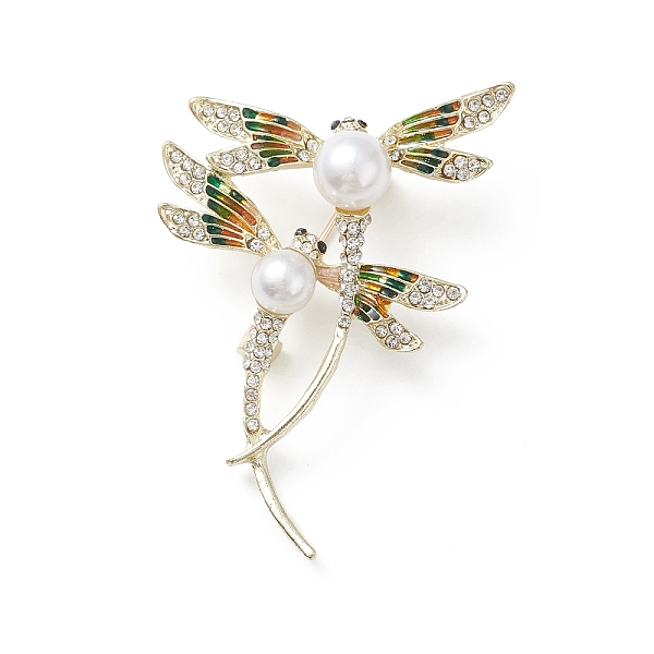 PandaHall Rhinestone Dragonfly Brooch Pin with Plastic Pearl Beaded, Golden Alloy Badge for Backpack Clothes, Colorful, 62x40.5x19mm, Pin...
PandaHall Rhinestone Dragonfly Brooch Pin with Plastic Pearl Beaded, Golden Alloy Badge for Backpack Clothes, Colorful, 62x40.5x19mm, Pin...