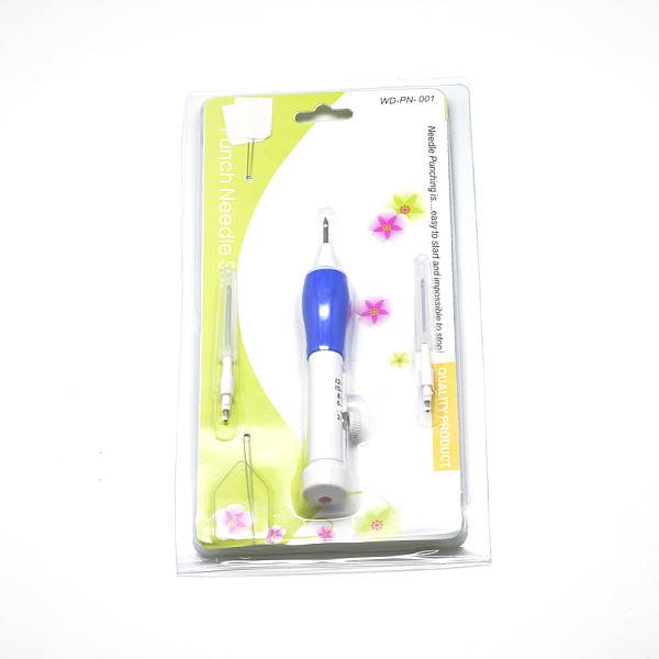 PandaHall Plastic with Iron DIY Embroidery Magic Pen Set, Clothing Punch Needle Sewing Accessories, Blue, 61~205mm, Pin: 1~2mm, hole...
PandaHall Plastic with Iron DIY Embroidery Magic Pen Set, Clothing Punch Needle Sewing Accessories, Blue, 61~205mm, Pin: 1~2mm, hole...