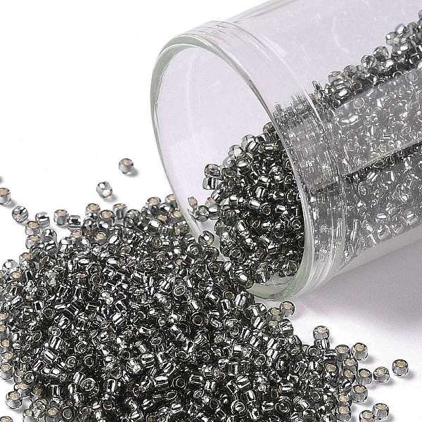PandaHall TOHO Round Seed Beads, Japanese Seed Beads, (29B) Silver Lined Gray, 15/0, 1.5mm, Hole: 0.7mm, about 15000pcs/50g Glass Gray
PandaHall TOHO Round Seed Beads, Japanese Seed Beads, (29B) Silver Lined Gray, 15/0, 1.5mm, Hole: 0.7mm, about 15000pcs/50g Glass Gray
