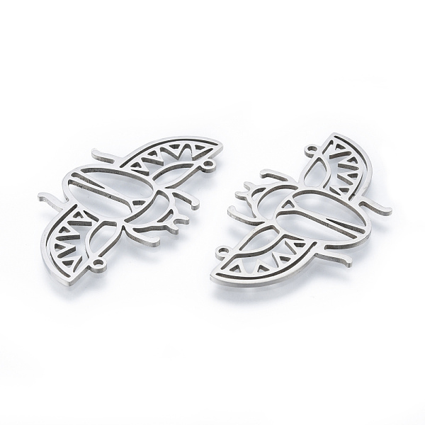 PandaHall 201 Stainless Steel Pendants, Cicada, Stainless Steel Color, 22x38.5x1mm, Hole: 1.4mm 201 Stainless Steel Other Animal
PandaHall 201 Stainless Steel Pendants, Cicada, Stainless Steel Color, 22x38.5x1mm, Hole: 1.4mm 201 Stainless Steel Other Animal