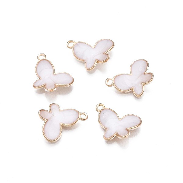 PandaHall Alloy Enamel Pendants, Cadmium Free & Lead Free, Light Gold, Butterfly, White, 13.5x17x2mm, Hole: 1.5mm Alloy+Enamel Butterfly...
PandaHall Alloy Enamel Pendants, Cadmium Free & Lead Free, Light Gold, Butterfly, White, 13.5x17x2mm, Hole: 1.5mm Alloy+Enamel Butterfly...