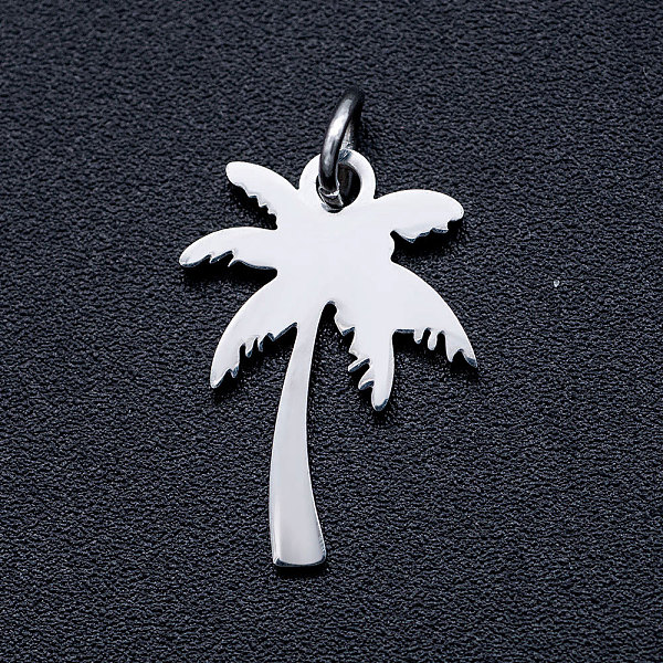 PandaHall 304 Stainless Steel Pendants, Stamping Blank Charms, with Unsoldered Jump Rings, Coconut Tree/Coconut Palm, Stainless Steel Color...
PandaHall 304 Stainless Steel Pendants, Stamping Blank Charms, with Unsoldered Jump Rings, Coconut Tree/Coconut Palm, Stainless Steel Color...
