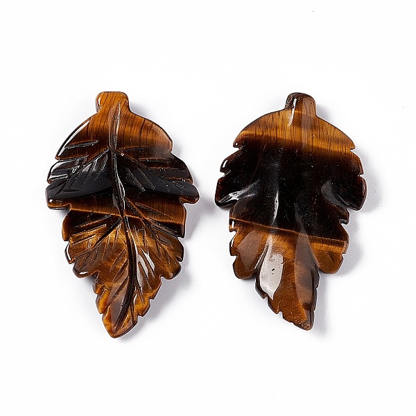 PandaHall Natural Tiger Eye Pendants, Leaf Charms, 41.5x25~26x5mm, Hole: 0.8mm Tiger Eye Leaf
PandaHall Natural Tiger Eye Pendants, Leaf Charms, 41.5x25~26x5mm, Hole: 0.8mm Tiger Eye Leaf