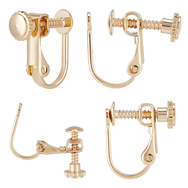 PandaHall Beebeecraft 1 Box 20Pcs Screw Clip-on Earring Converter 24K Gold Plated Spiral Ear Clips Screw Non-Pierced Earring Finding...
PandaHall Beebeecraft 1 Box 20Pcs Screw Clip-on Earring Converter 24K Gold Plated Spiral Ear Clips Screw Non-Pierced Earring Finding...