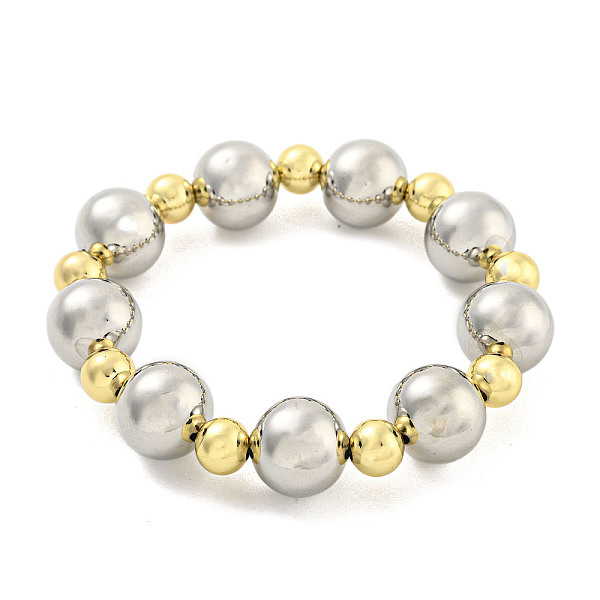 PandaHall Rack Plating Two Tone Round Brass Beaded Stretch Bracelets for Women, Cadmium Free & Lead Free, Long-Lasting Plated, Platinum &...
PandaHall Rack Plating Two Tone Round Brass Beaded Stretch Bracelets for Women, Cadmium Free & Lead Free, Long-Lasting Plated, Platinum &...