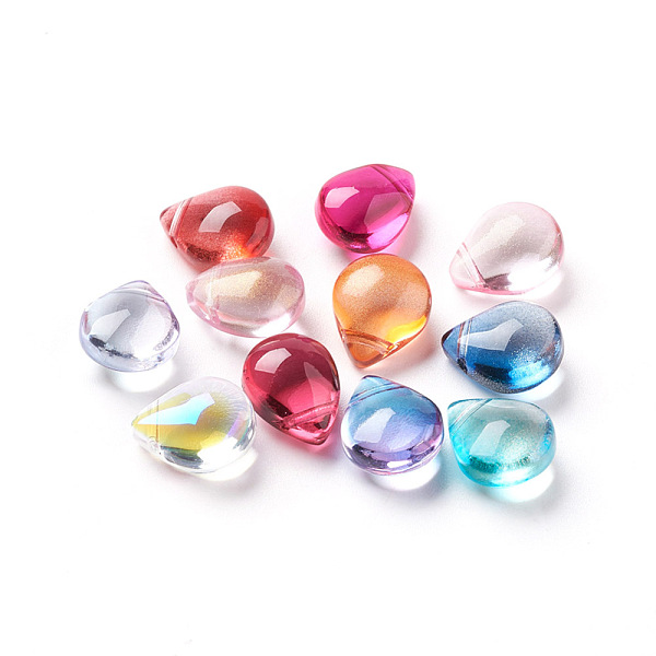 PandaHall Electroplate Transparent Glass Beads, Dyed & Heated, or with Glitter Powder, Teardrop, Mixed Color, 12x9x6mm, Hole: 1mm Glass..., Multicolor
PandaHall Electroplate Transparent Glass Beads, Dyed & Heated, or with Glitter Powder, Teardrop, Mixed Color, 12x9x6mm, Hole: 1mm Glass..., Multicolor