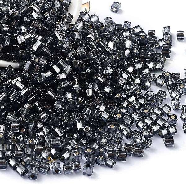 PandaHall Glass Seed Beads, Silver Lined, Square, Prussian Blue, 3~4x3x3mm, Hole: 1.2mm, about 6300pcs/pound Glass
PandaHall Glass Seed Beads, Silver Lined, Square, Prussian Blue, 3~4x3x3mm, Hole: 1.2mm, about 6300pcs/pound Glass