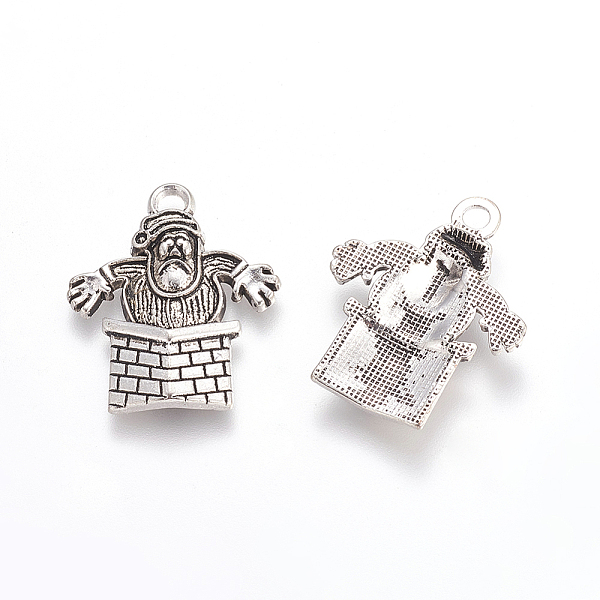 PandaHall Christmas Jewelry Santas Claus Climb Over the Wall Tibetan Style Alloy Pendants, Cadmium Free & Nickel Free & Lead Free, Antique...
PandaHall Christmas Jewelry Santas Claus Climb Over the Wall Tibetan Style Alloy Pendants, Cadmium Free & Nickel Free & Lead Free, Antique...
