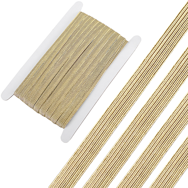 PandaHall GORGECRAFT 24 Yards Gold Elastic Band 0.4" Wide Glitter Metallic Ribbon Flat Elastic Strap Braided Stretch Ribbon Elasticity Knit...
PandaHall GORGECRAFT 24 Yards Gold Elastic Band 0.4" Wide Glitter Metallic Ribbon Flat Elastic Strap Braided Stretch Ribbon Elasticity Knit...