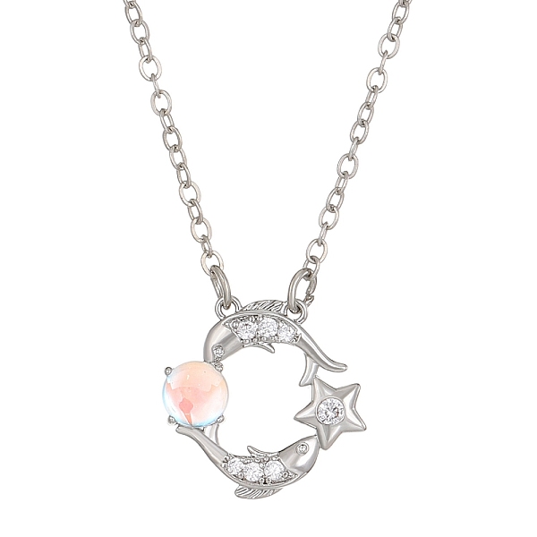 PandaHall Constellation Rhinestone Pendant Necklace, Platinum Brass Star Necklace, Pisces, 16.14~19.69 inch(41~50cm) Rhinestone Pisces
PandaHall Constellation Rhinestone Pendant Necklace, Platinum Brass Star Necklace, Pisces, 16.14~19.69 inch(41~50cm) Rhinestone Pisces