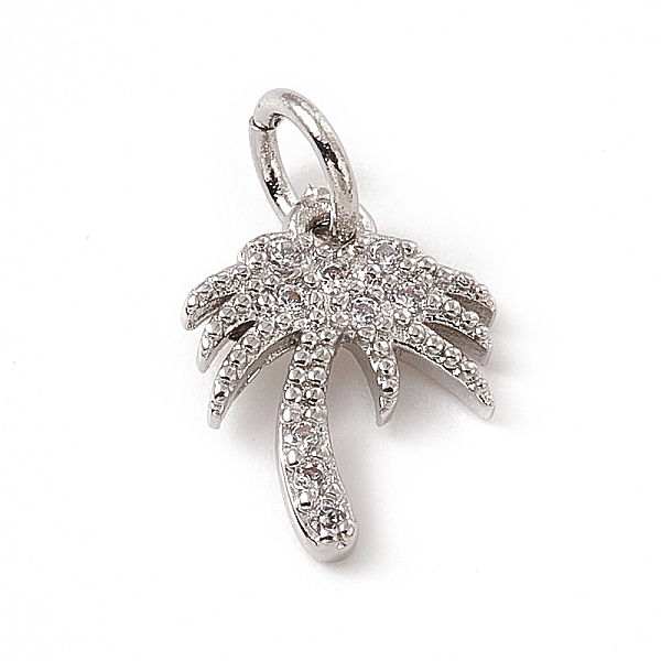 PandaHall Brass Micro Pave Cubic Zirconia Charms, with Jump Ring, Coconut Tree Charm, Platinum, 12x9x1.5mm, Hole: 3mm Brass+Cubic Zirconia..., Clear
PandaHall Brass Micro Pave Cubic Zirconia Charms, with Jump Ring, Coconut Tree Charm, Platinum, 12x9x1.5mm, Hole: 3mm Brass+Cubic Zirconia..., Clear