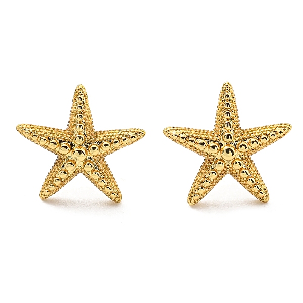 PandaHall Rack Plating Brass Starfish Stud Earring, Cadmium Free & Lead Free, Long-Lasting Plated, Real 18K Gold Plated, 13x14mm Brass...
PandaHall Rack Plating Brass Starfish Stud Earring, Cadmium Free & Lead Free, Long-Lasting Plated, Real 18K Gold Plated, 13x14mm Brass...