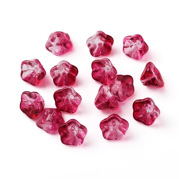 PandaHall Electroplate Glass Beads, Trumpet Flower, Crimson, 8.5x8x5.5mm, Hole: 1mm Glass Flower Pink
PandaHall Electroplate Glass Beads, Trumpet Flower, Crimson, 8.5x8x5.5mm, Hole: 1mm Glass Flower Pink