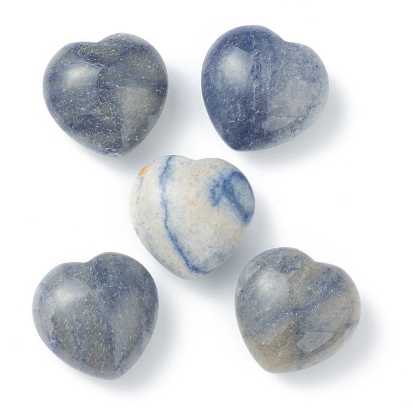 PandaHall Natural Blue Aventurine Heart Love Stone, Pocket Palm Stone for Reiki Balancing, 24.5~25.5x25~26x13.5~15mm Blue Aventurine Heart
PandaHall Natural Blue Aventurine Heart Love Stone, Pocket Palm Stone for Reiki Balancing, 24.5~25.5x25~26x13.5~15mm Blue Aventurine Heart