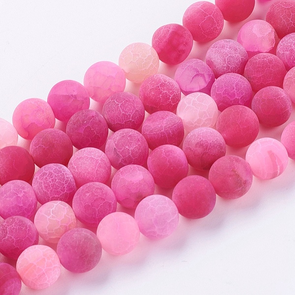 PandaHall Natural Weathered Agate Beads Strands, Dyed, Frosted, Round, Magenta, 10mm, Hole: 1mm, about 38pcs/strand, 15.35 inch Weathered..., Pink
PandaHall Natural Weathered Agate Beads Strands, Dyed, Frosted, Round, Magenta, 10mm, Hole: 1mm, about 38pcs/strand, 15.35 inch Weathered..., Pink