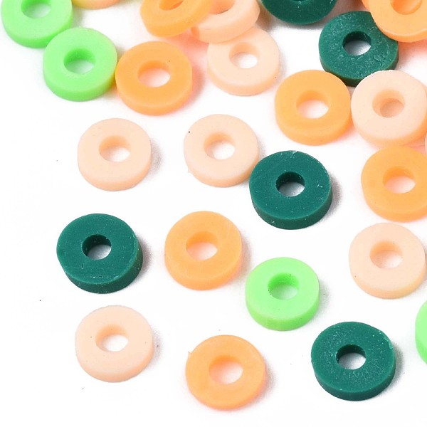 PandaHall Handmade Polymer Clay Beads, Heishi Beads, Disc/Flat Round, Mixed Color, 4x0.5~1.5mm, Hole: 1.5mm, about 66600pcs/1000g Polymer..., Multicolor
PandaHall Handmade Polymer Clay Beads, Heishi Beads, Disc/Flat Round, Mixed Color, 4x0.5~1.5mm, Hole: 1.5mm, about 66600pcs/1000g Polymer..., Multicolor