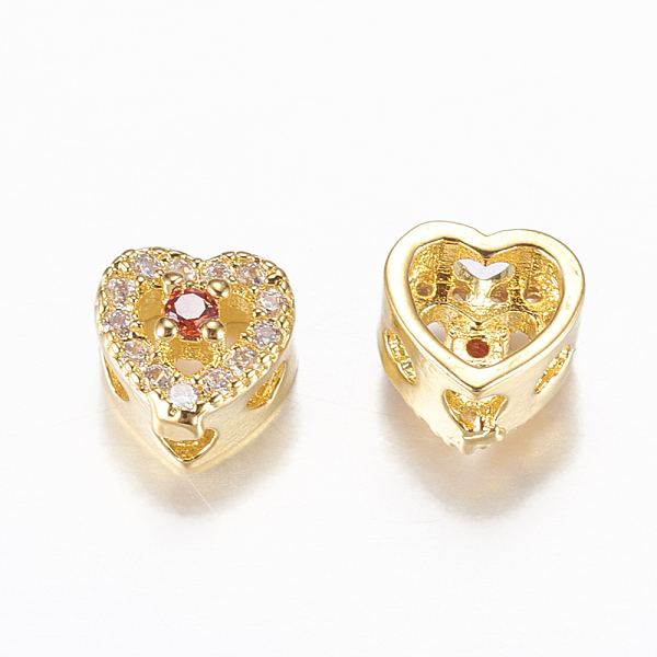PandaHall Rack Plating Brass Micro Pave Cubic Zirconia Beads, Heart, Mixed Color, 7x7x5mm, Hole: 2mm Brass+Cubic Zirconia Heart Multicolor
PandaHall Rack Plating Brass Micro Pave Cubic Zirconia Beads, Heart, Mixed Color, 7x7x5mm, Hole: 2mm Brass+Cubic Zirconia Heart Multicolor