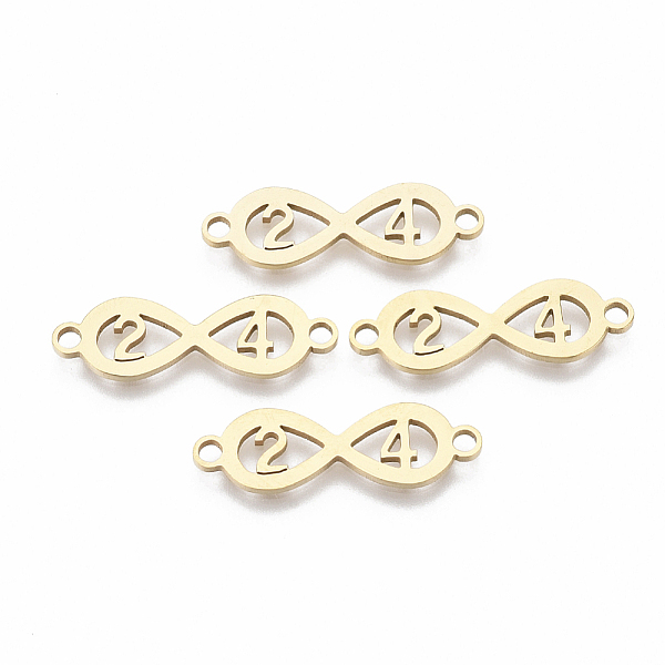 PandaHall 201 Stainless Steel Links connectors, Laser Cut Links, Infinity with Number, Golden, 7.5x23.5x1mm, Hole: 1.8mm 201 Stainless Steel...
PandaHall 201 Stainless Steel Links connectors, Laser Cut Links, Infinity with Number, Golden, 7.5x23.5x1mm, Hole: 1.8mm 201 Stainless Steel...