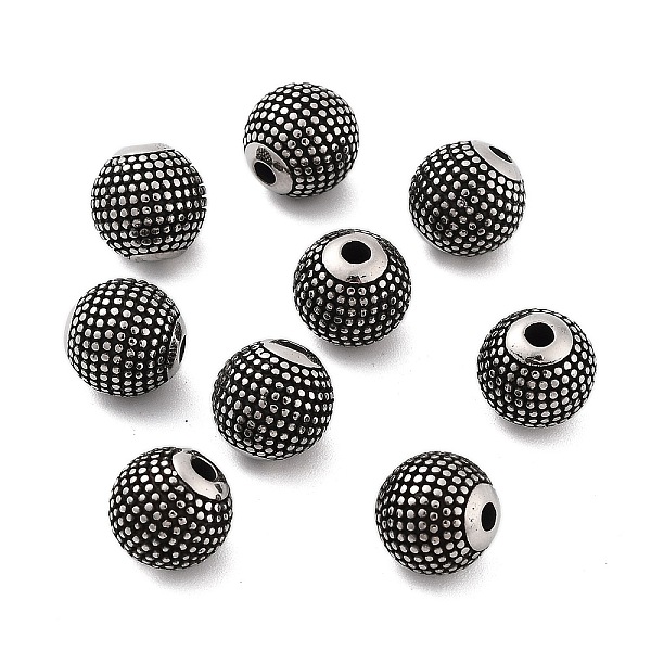 PandaHall 316 Surgical Stainless Steel Beads, Round, Antique Silver, 10mm, Hole: 2mm 316 Surgical Stainless Steel Round
PandaHall 316 Surgical Stainless Steel Beads, Round, Antique Silver, 10mm, Hole: 2mm 316 Surgical Stainless Steel Round