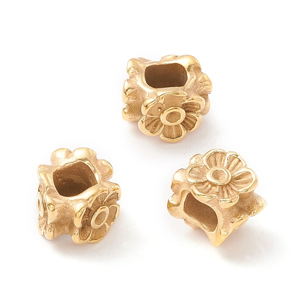 PandaHall Ion Plating(IP) 304 Stainless Steel European Beads, Large Hole Beads, Manual Polishing, Flower, Golden, 7.5x11x9.5mm, Hole: 5mm...
PandaHall Ion Plating(IP) 304 Stainless Steel European Beads, Large Hole Beads, Manual Polishing, Flower, Golden, 7.5x11x9.5mm, Hole: 5mm...