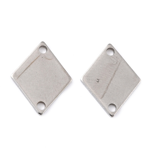 PandaHall 201 Stainless Steel Links Connectors, Rhombus, Stainless Steel Color, 14.5x11.5x0.8mm, Hole: 1.4mm 201 Stainless Steel Rhombus
PandaHall 201 Stainless Steel Links Connectors, Rhombus, Stainless Steel Color, 14.5x11.5x0.8mm, Hole: 1.4mm 201 Stainless Steel Rhombus