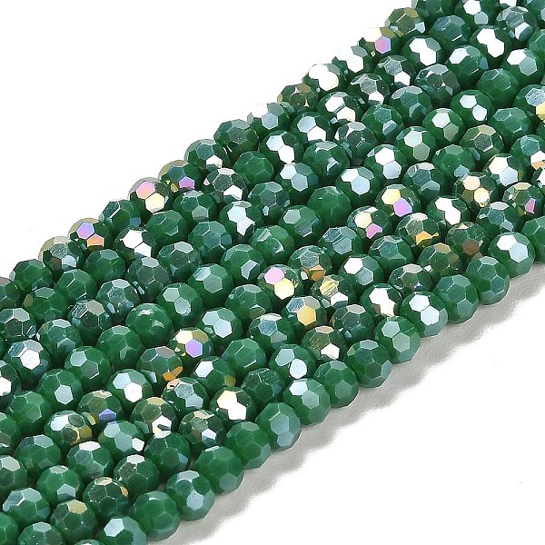 PandaHall Opaque Glass Beads Stands, AB Color, Faceted(32 Facets), Round, Sea Green, 4.5x4mm, Hole: 1mm, about 87~93pcs/strand, 32~33cm...
PandaHall Opaque Glass Beads Stands, AB Color, Faceted(32 Facets), Round, Sea Green, 4.5x4mm, Hole: 1mm, about 87~93pcs/strand, 32~33cm...