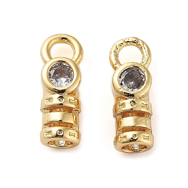 PandaHall Brass Cord Ends, End Caps with Clear Cubic Zirconia, Column, Real 18K Gold Plated, 11x4x3.5mm, Hole: 2mm, Inner Diameter: 2mm...
PandaHall Brass Cord Ends, End Caps with Clear Cubic Zirconia, Column, Real 18K Gold Plated, 11x4x3.5mm, Hole: 2mm, Inner Diameter: 2mm...