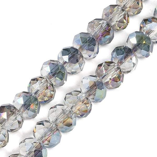 PandaHall Half Rainbow Plated Faceted Rondelle Glass Beads Strands, Clear, 8x6mm, Hole: 1mm, about 65pcs/strand, 16 inch Glass Rondelle...
PandaHall Half Rainbow Plated Faceted Rondelle Glass Beads Strands, Clear, 8x6mm, Hole: 1mm, about 65pcs/strand, 16 inch Glass Rondelle...
