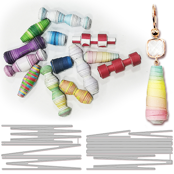 PandaHall GLOBLELAND 2 Sets 7Pcs Paper Beads Cutting Dies for Card Making Carbon Steel Embossing Stencils Template for Decorative Embossing...
PandaHall GLOBLELAND 2 Sets 7Pcs Paper Beads Cutting Dies for Card Making Carbon Steel Embossing Stencils Template for Decorative Embossing...