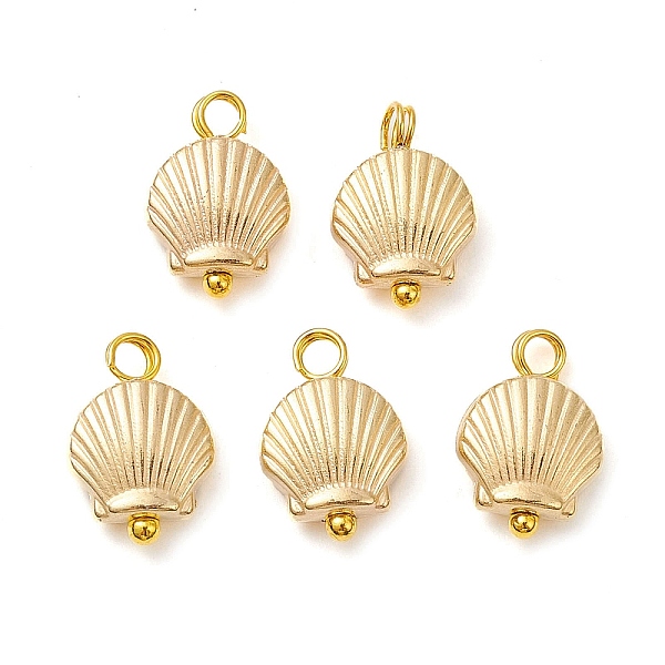 PandaHall Plating ABS Plastic Charms, with Brass Loops, Shell Shape, Golden, 13x9x4mm, Hole: 1.8mm ABS Plastic Shell Shape
PandaHall Plating ABS Plastic Charms, with Brass Loops, Shell Shape, Golden, 13x9x4mm, Hole: 1.8mm ABS Plastic Shell Shape
