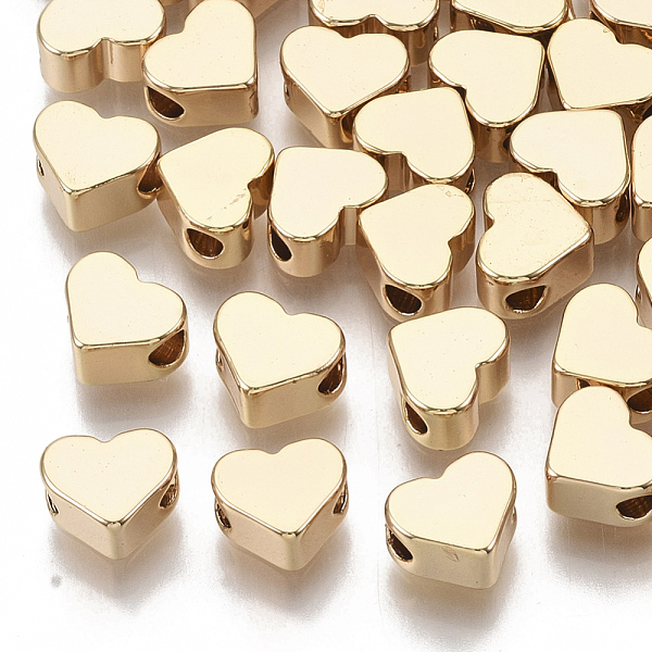 PandaHall Brass Beads, Heart, Nickel Free, Real 18K Gold Plated, 6x7x3.5mm, Hole: 1.8mm Brass Heart
PandaHall Brass Beads, Heart, Nickel Free, Real 18K Gold Plated, 6x7x3.5mm, Hole: 1.8mm Brass Heart