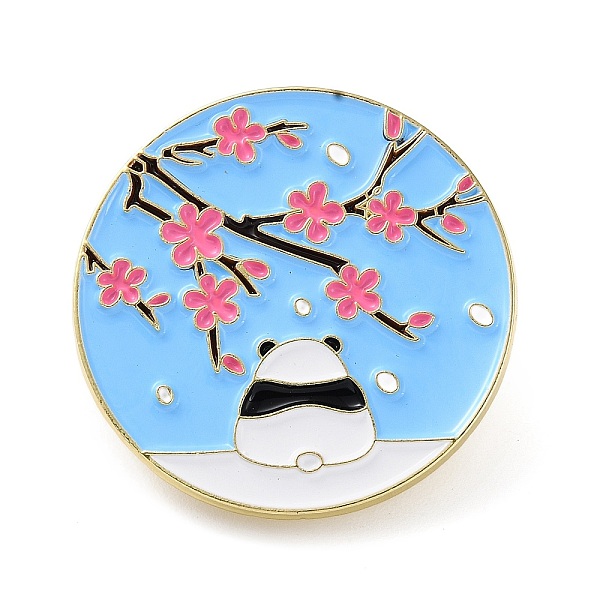 PandaHall Panda with Plum Blossom Enamel Pins, Golden Zinc Alloy Cartoon Badge for Backpack Clothes, Light Sky Blue, 35x1.5mm Alloy+Enamel...
PandaHall Panda with Plum Blossom Enamel Pins, Golden Zinc Alloy Cartoon Badge for Backpack Clothes, Light Sky Blue, 35x1.5mm Alloy+Enamel...