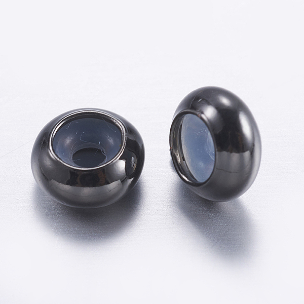 PandaHall Brass Beads, with Rubber Inside, Slider Beads, Stopper Beads, Rondelle, Gunmetal, 8x4mm, Hole: 2mm Brass Rondelle
PandaHall Brass Beads, with Rubber Inside, Slider Beads, Stopper Beads, Rondelle, Gunmetal, 8x4mm, Hole: 2mm Brass Rondelle