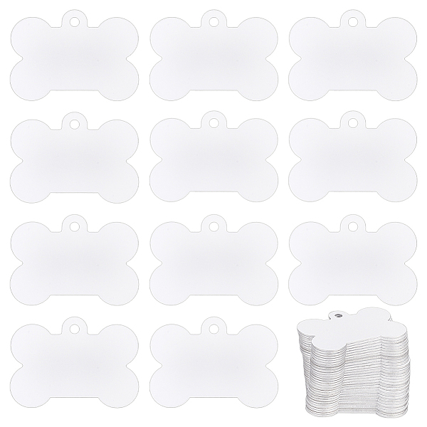 PandaHall BENECREAT 30Pcs Blank Double-sided Heat Transfer Aluminium Pendants, Pet Tag, White, Bone, 36.5x21x1mm, Hole: 4mm Aluminum Others
PandaHall BENECREAT 30Pcs Blank Double-sided Heat Transfer Aluminium Pendants, Pet Tag, White, Bone, 36.5x21x1mm, Hole: 4mm Aluminum Others