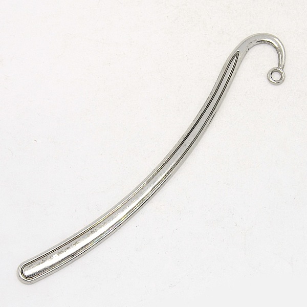PandaHall Antique Silver Tibetan Style Bookmark Findings, Lead Free and Cadmium Free, 125x7x2mm, Hole: 3mm Alloy
PandaHall Antique Silver Tibetan Style Bookmark Findings, Lead Free and Cadmium Free, 125x7x2mm, Hole: 3mm Alloy