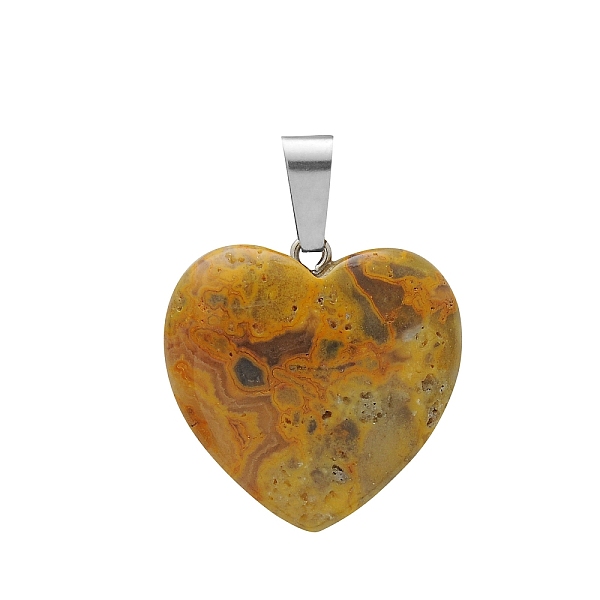 PandaHall Natural Crazy Agate Charms, with Silver Tone Metal Findings, Heart, 16x6mm Crazy Agate Heart
PandaHall Natural Crazy Agate Charms, with Silver Tone Metal Findings, Heart, 16x6mm Crazy Agate Heart