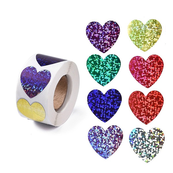 PandaHall 8 Patterns PVC Self Adhesive Glitter Stickers, Waterproof Colorful Decals for Party, Decorative Presents, Heart, 25x25mm, about...
PandaHall 8 Patterns PVC Self Adhesive Glitter Stickers, Waterproof Colorful Decals for Party, Decorative Presents, Heart, 25x25mm, about...