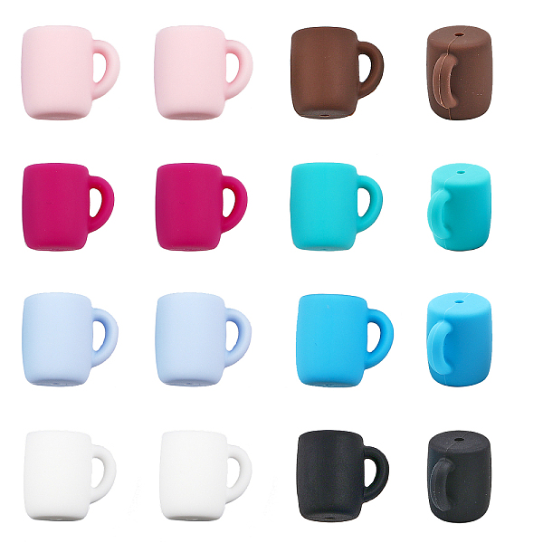 PandaHall CHGCRAFT 16Pcs 8Colors Coffee Cup Shape Silicone Beads for DIY Necklaces Bracelet Keychain Making Handmade Crafts, Mixed Color..., Multicolor
PandaHall CHGCRAFT 16Pcs 8Colors Coffee Cup Shape Silicone Beads for DIY Necklaces Bracelet Keychain Making Handmade Crafts, Mixed Color..., Multicolor